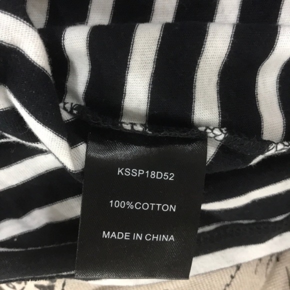 Knot Sisters Costa Stripe T-shirt Dress - Picture 8 of 8